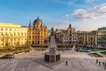 Plac Wolności, Ł&oacute;dź, Polska	
