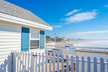 Pacific Beach seen from Crystal Pier in San Diego