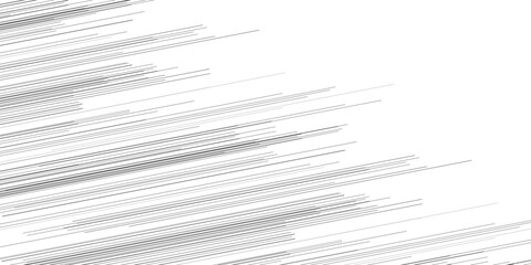 Obraz premium Black radial comics style lines isolated on white background. speed abstract. Vector illustration