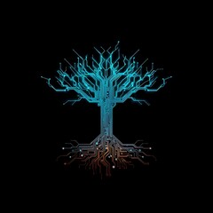 Digital tree of life circuit board technology