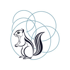 Mono-Line Maze Creature