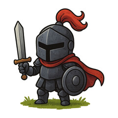 knight with sword