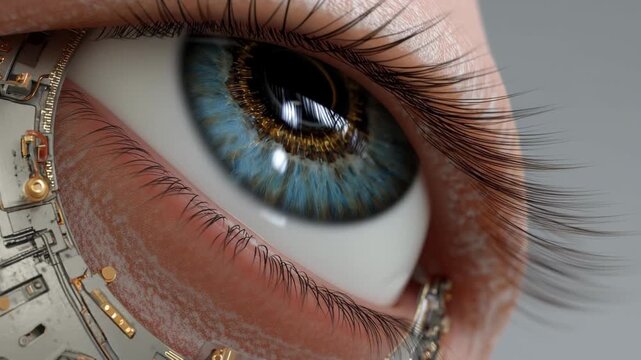Innovative medical device featuring eye, Innovative medical device featuring eye-tracking technology for advanced diagnostics and patient monitoring