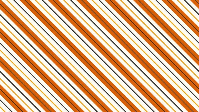 Orange, yellow, black and white diagonal stripes graphic design