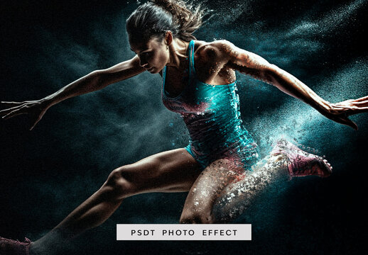 Dust Motion Photo Effect