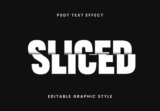 Sliced Glitch Text Effect