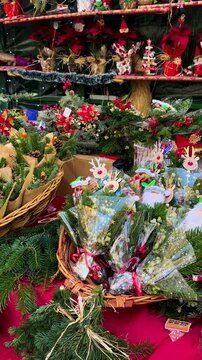 Christmas market in Spain.