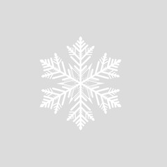six-pointed graphic of a snowflake