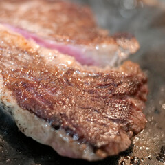 morceau de viande à la cuisson