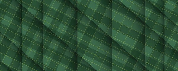 Christmas rhombus seamless Green pattern. eps 10