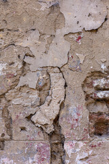 Fototapeta premium Aged broken wall texture background