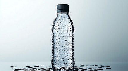 Sparkling clean water bottle design high resolution picture