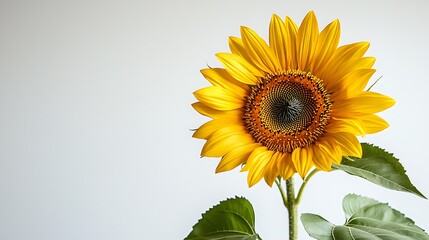 Obraz premium Summer garden sunflower plant high resolution picture.