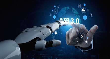 A map of global AI powered Web 3.0 decentralized applications. The ecosystem includes AI, cryptocurrency, blockchain, and decentralized finance. Motif