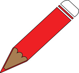 Pencil Icon Vector  Writing Tool Symbol  Editable EPS