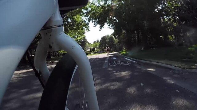 Electric Bike on a Boise Idaho Street