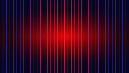 Title: Abstract background with vertical lines and a vibrant red glowing oval in the center against a dark blue gradient