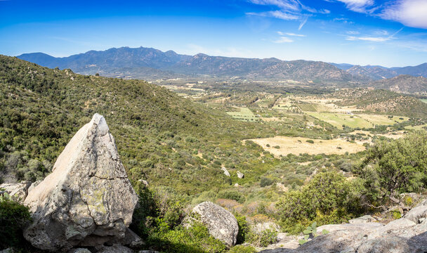 Perda arcu su coguddu in Monte Liuru, Sardinia island