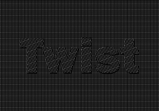 Black And White Optical Illusion Text Effect Twist Abstract Illusion Font