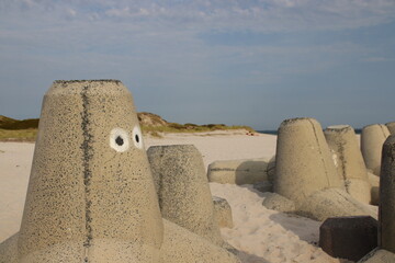 Sylt, Tetrapoden an der H&ouml;rnum-Odde