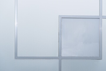 eckige Formen und Hintergrund mit Textfreiraum