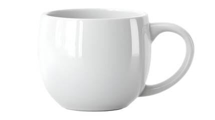 Blank White Ceramic Mug Mockup