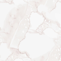 White Water Color Repeat Floor. Beige Soft Wall. Light Alcohol Ink Watercolor. Vector Seamless Painting Light Marble Background. Pale Vector Grunge. White Marble Pattern. Beige Gradient Watercolor.