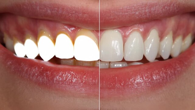 Curing yellow teeth through discoloration treatment can begin with proper oral and dental care