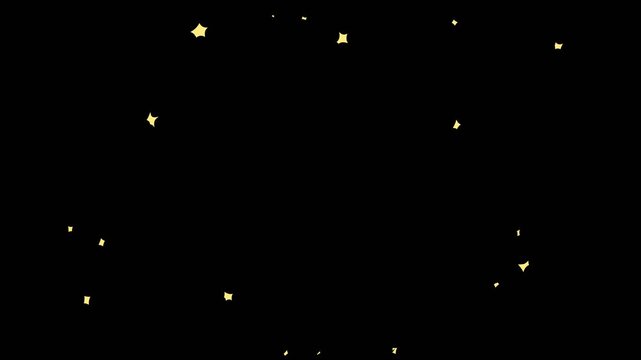 Pack of 12 classic cartoon 2d effects on transparent background