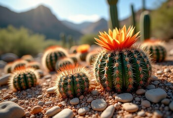 Resilient Xerophyte Varieties Flourishing in Stark Arid Environments
