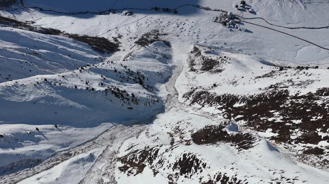 Herab von Gfroren Hora zu Sand / Sertig - Davos, Graub&uuml;nden
