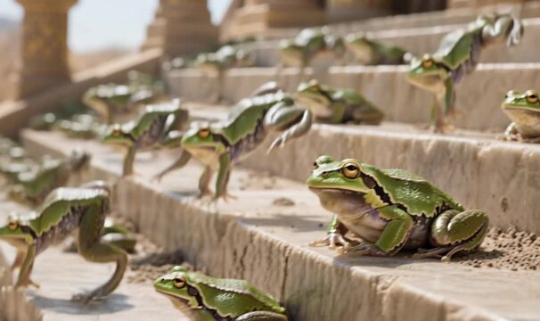Frogs Cover the Land, The Plagues of Moses