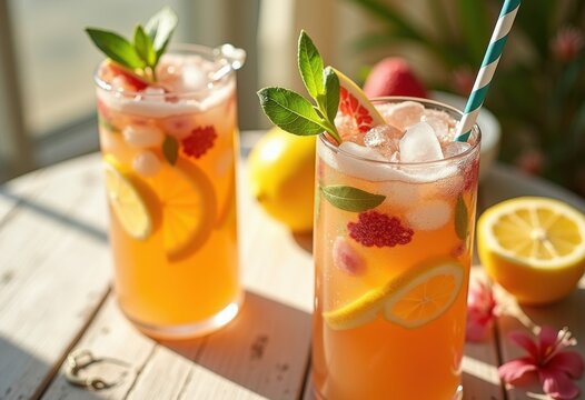 Arnold Palmer Tea Lemonade Fusion Refreshing Citrus Wonderland Delicious Harmony