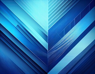 Obraz premium abstract background with shades of blue geometric lines generative al