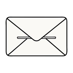 vector envelope with message