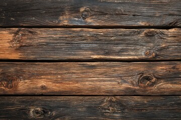 Naklejka premium Rustic Wooden Surface. Overhead View of Textured Table Top with Natural Grain Patterns