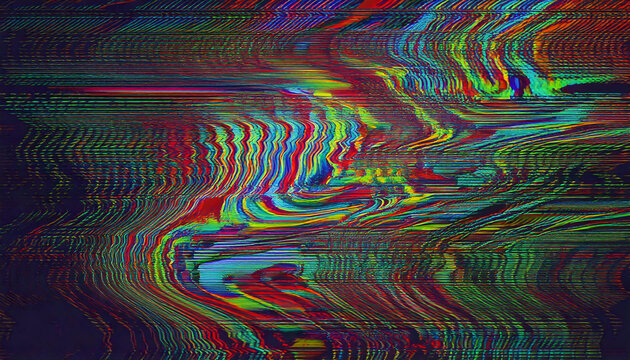 morphing glitch error texture pattern