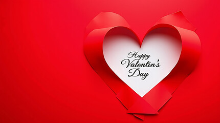 red heart on a red background