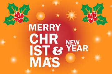 Merry Christmas and Happy New Year Set of greeting card, poster, holiday cover. Modern Xmas design in simple geometric style in green, red, pink and blue colors for ads, sales, print, season greetings