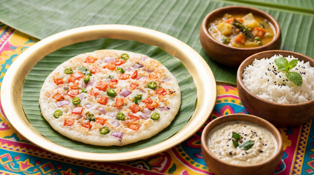 a fluffy Uttapam