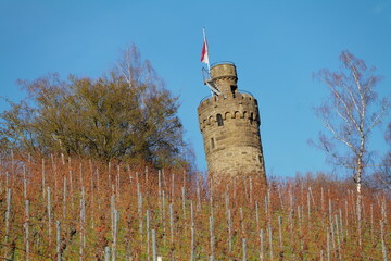 The tower of the Heuchelberg lookout in Leingarten near Heilbronn, Germany, Europe