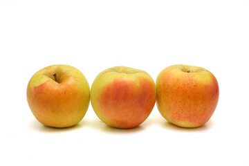 白バックの林檎