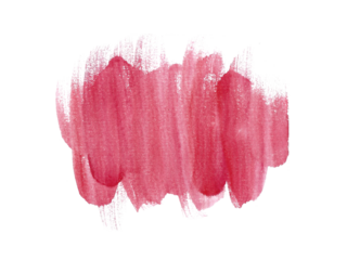 Red splash watercolor painting element