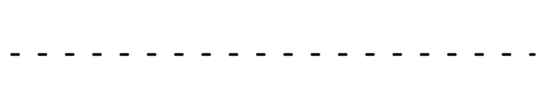 Horizontal long dashed line on transparent background.