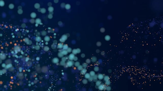 Dynamic background material of spray particles