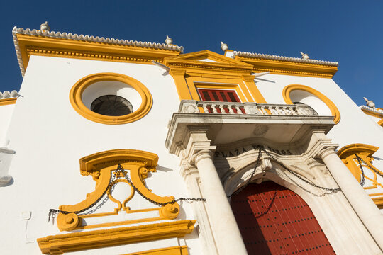 Plaza de Toros de la Real Maestranza de Caballer&iacute;a de Sevilla, is the oldest bullring in Spain.
