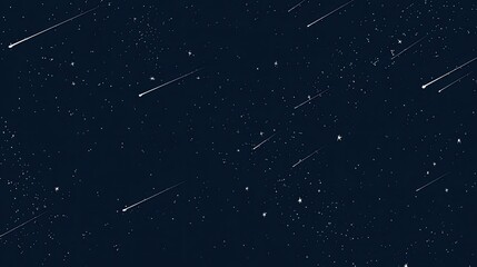 Multiple bright streaks illuminate a dark nocturnal sky filled with countless distant stellar bodies