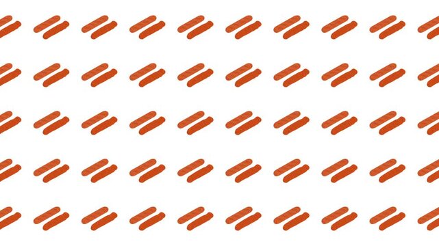 Repeating pattern of two small brown rectangles suited for background design, textiles, packaging, and digital art projects. Great for modern aesthetic.