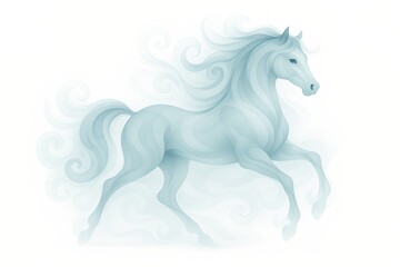 Ethereal Mist Horse