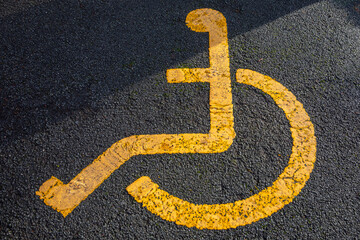 Disabled Parking Space in the UK